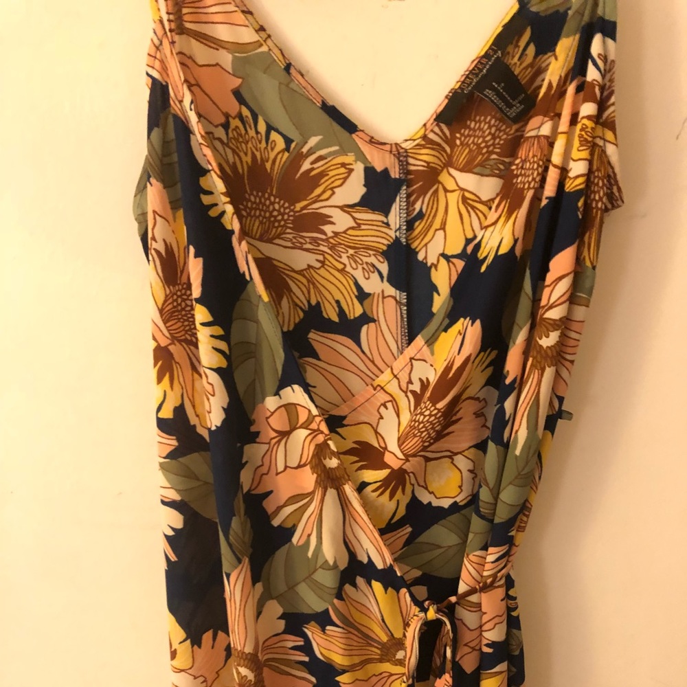 Forever 21 contemporary - maxi floral dress- small